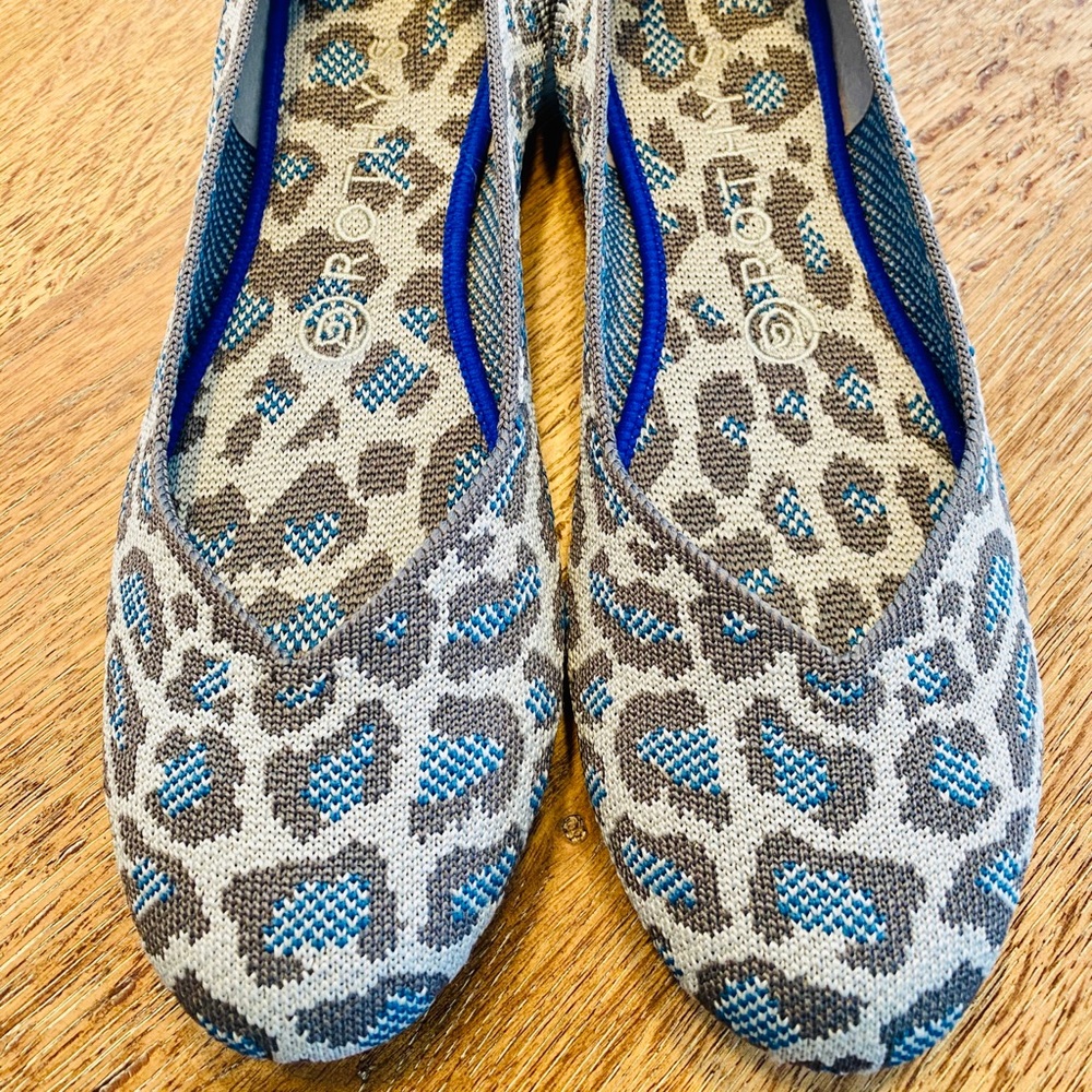 Rothy’s Grey Spotted Flat 8.5 EUC